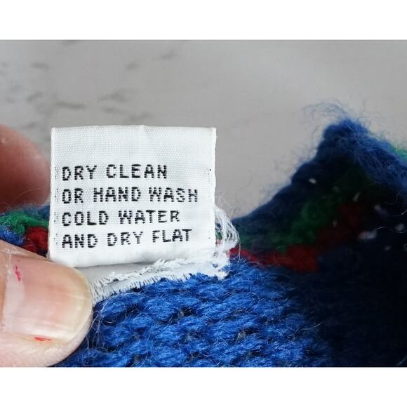 VTG Carroll Reed Wool Floral Chunky Knit Cardigan Sweater S Cottagecore Dainty - Picture 15 of 16